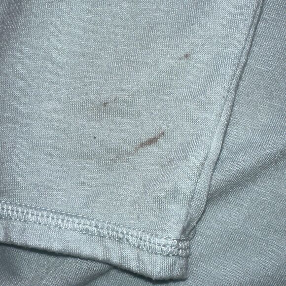 Calvin Klein Performance Wick sz S Women’s Blue Long Sleeve Hooded Tshirt hi-low - Picture 6 of 10